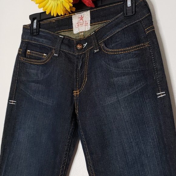 Peoples Liberation Jeans Bella Star Anthropologie Gold Star Luxury Long Bohemian - Picture 8 of 16